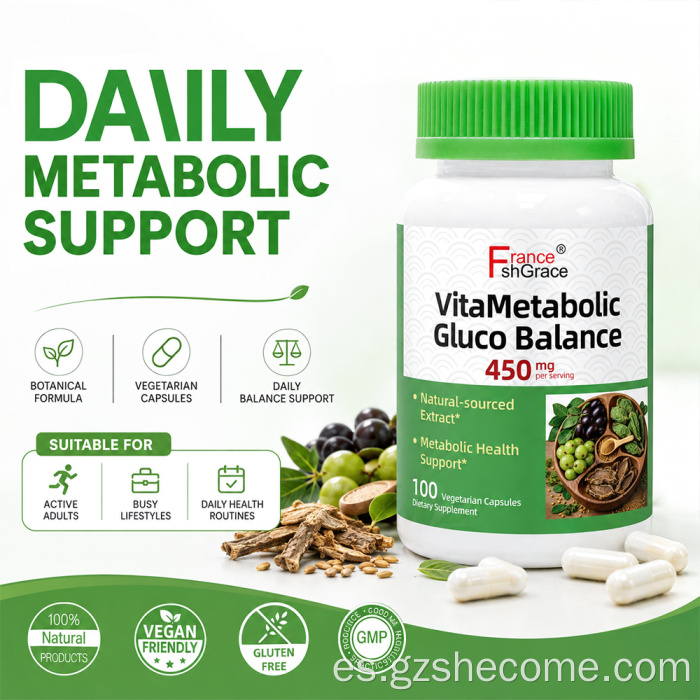 Shecome Gluco Balance Cápsulas Apoyo a la salud metabólica